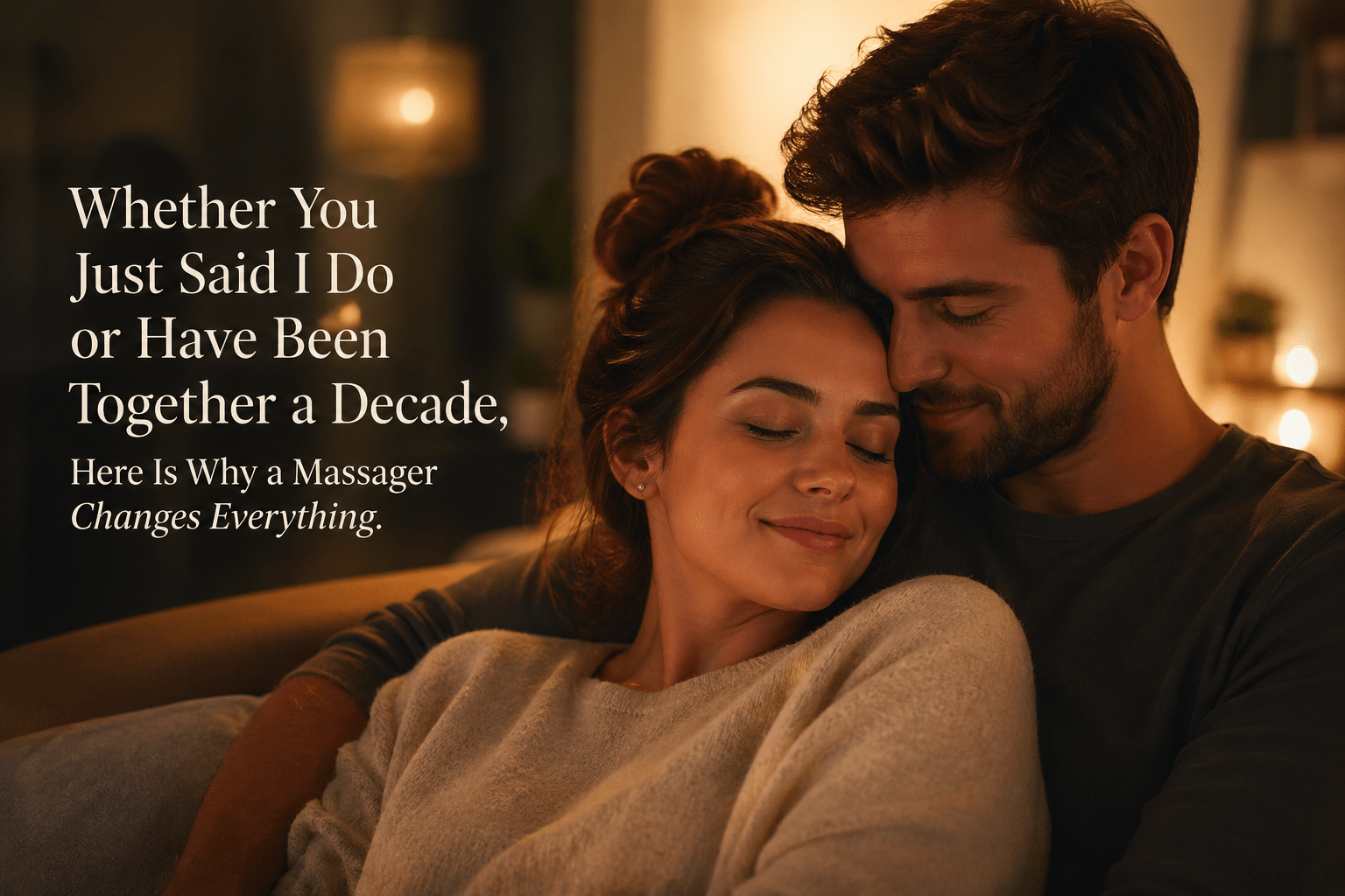 Whether You Just Said I Do or Have Been Together a Decade, Here Is Why a Massager Changes Everything
